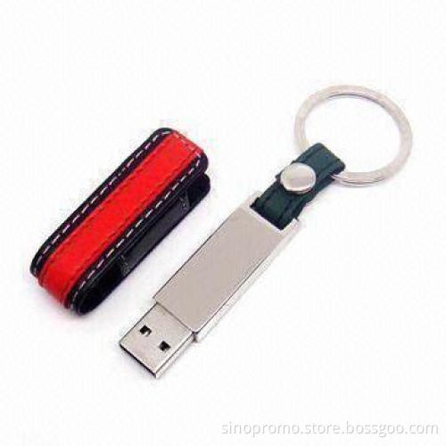 USB Flash Drive in Keychain-shaped, Ideal for Promotional Purposes, Customized Colors Welcomed